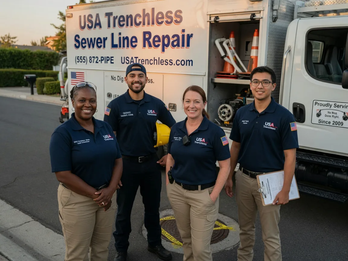 Sewer Line Repair company in Saint David, IL